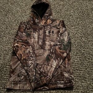 Under armor camouflage, hoodie, youth, large